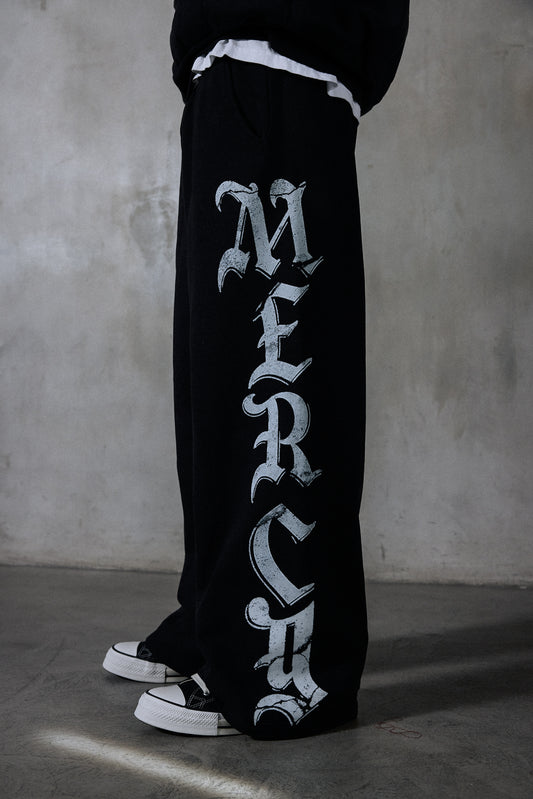 Mercy Relic Ultra Wide Sweat Pants (Black)