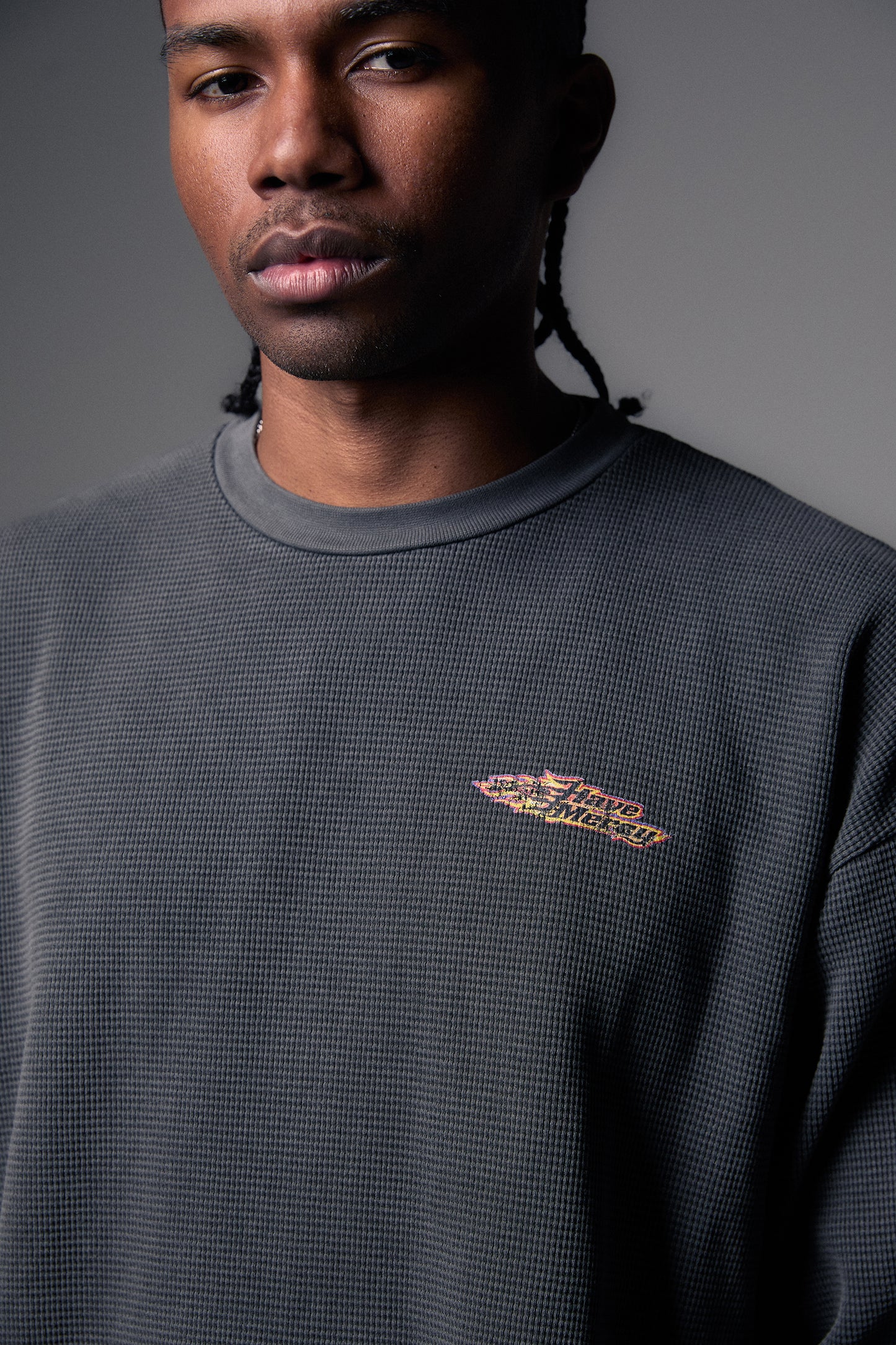 Black Flame Thermal Vintage Black