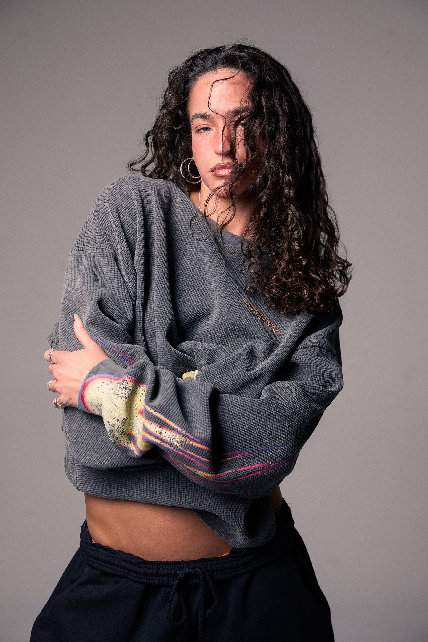 Black Flame Thermal Vintage Black