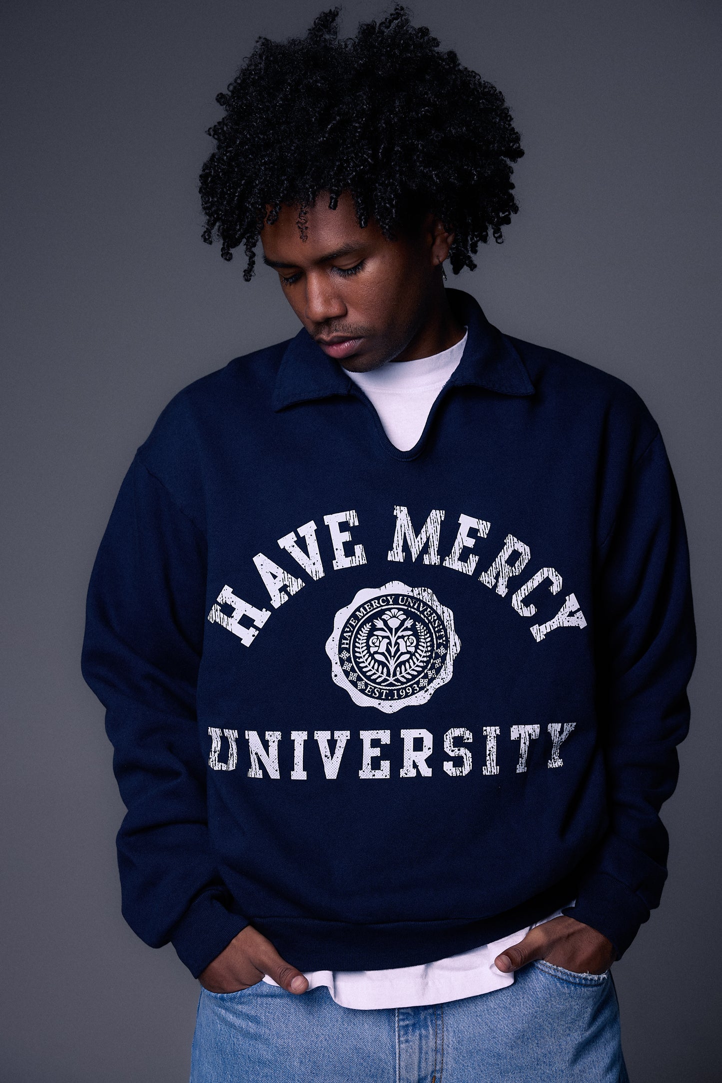 Have Mercy University Polo Sweater
